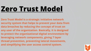 Zero Trust Model Security Process!