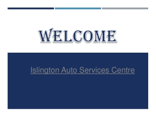 Professional Service for MOT in Newington Green