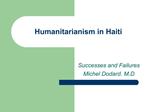 Humanitarianism in Haiti