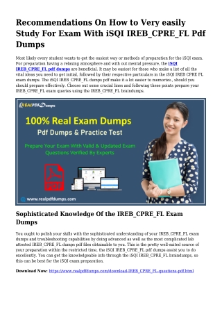 Feasible Your Preparation Via IREB_CPRE_FL Pdf Dumps