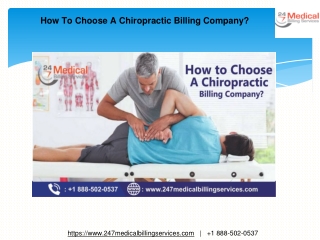 How To Choose A Chiropractic Billing Company