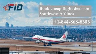 Book cheap flight deals on Southwest Airlines