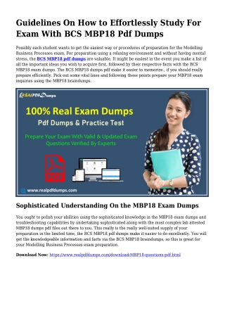 MBP18 Pdf Dumps The Rational Planning Source