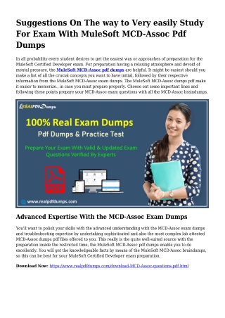 MCD-Assoc PDF Dumps To Solve Preparation Challenges