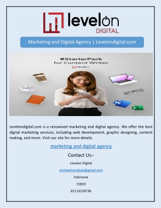 Marketing and Digital Agency | Levelondigital.com