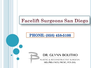 Facelift Surgeons San Diego