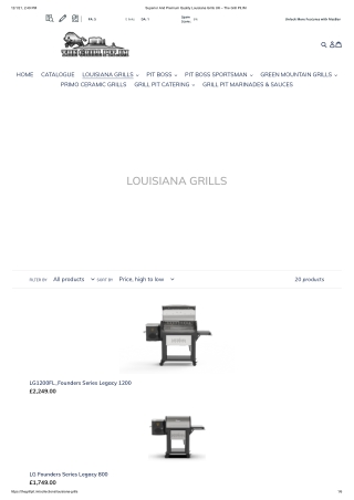 Premium Quality Louisiana Grills UK - The Grill Pit