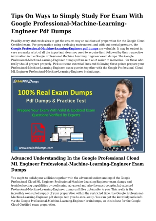 Practical Your Preparing Via Professional-Machine-Learning-Engineer Pdf Dumps