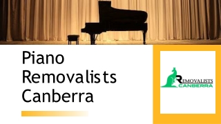 Piano Removalists Canberra