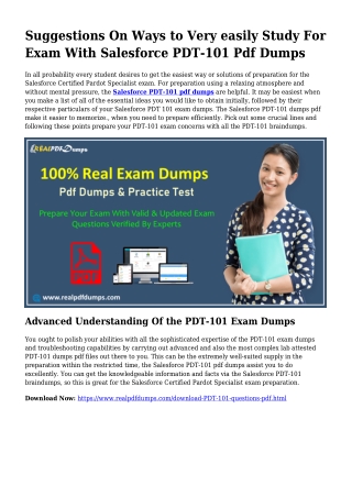 PDT-101 PDF Dumps To Take care of Planning Challenges