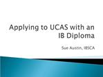 Applying to UCAS with an IB Diploma