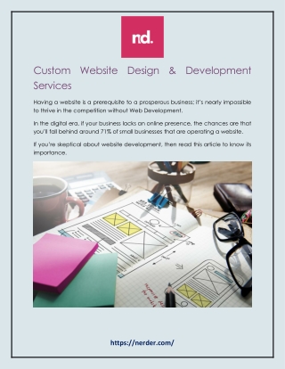 Custom Website Design & Development Services