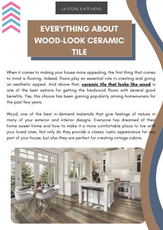 Everything About Wood-Look Ceramic Tile