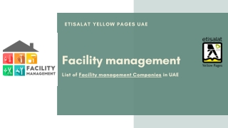 List of Facility management Companies in UAE