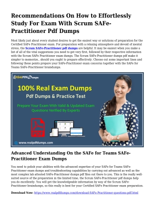 Viable Your Preparing Via SAFe-Practitioner Pdf Dumps