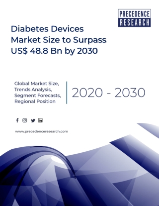 Diabetes Devices Market to Hit US$ 48.8 Bn by 2030