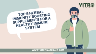Top 5 Herbal Immunity Boosting Supplements for a Healthy Immune System