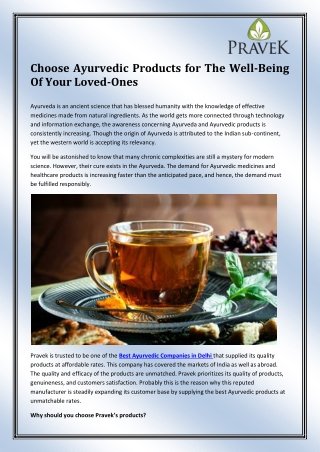 Best Ayurvedic Companies in Delhi