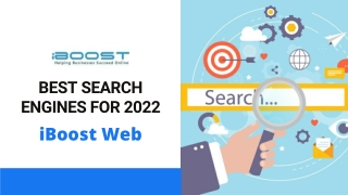 Best Search Engines For 2022
