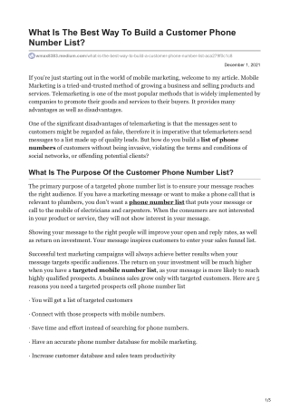 1What Is The Best Way To Build a Customer Phone Number List (1)