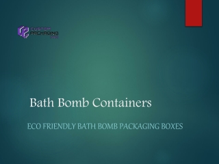 Bath Bomb Containers