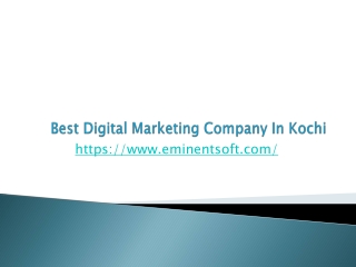 Best Digital Marketing Company in Kochi