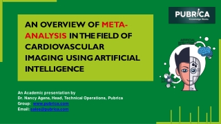 An overview of meta-analysis in the field of cardiovascular imaging using artificial intelligence  - Pubrica