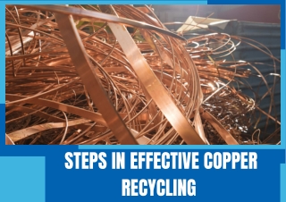 Recycling Unwanted Copper Scrap