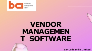 Vendor Management Software