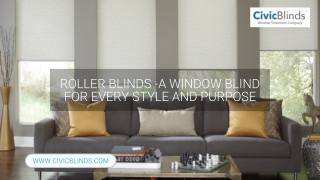 Roller Blinds Vancouver