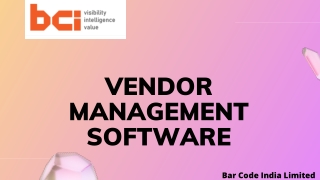 Vendor Management Software