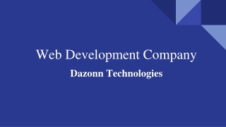 Web Development Company