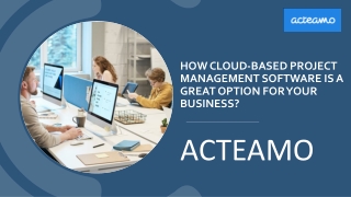 Cloud-based-project management software | Project tracker | Acteamo