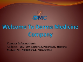 Welcome To Derma Medicine Company ( Derma Products Franchise Company)