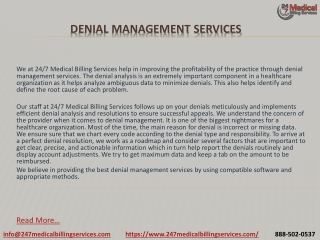 Denial Management Services