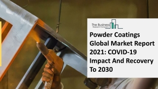 Global Powder Coatings Market Growth And Trends In 2021