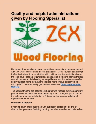 Find the best Floor Sanding in Stifford