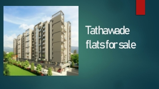 1BHK flat in Tathawade ppt