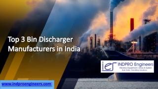 Top 3 Bin Discharger Manufacturers in India - INDPro Engineers