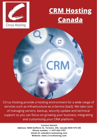 CRM Hosting Canada