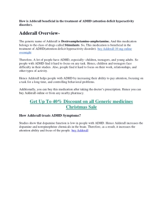 Best Place to Buy Adderall online on Christmas & New Year Sale