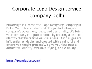 Corporate Logo Design service Company Delhi