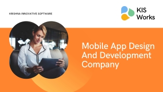Mobile Application Design And Development