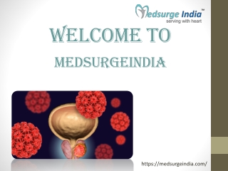 Prostate Cancer Cost in India - MedsurgeIndia