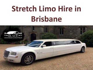 Stretch Limo Hire in Brisbane