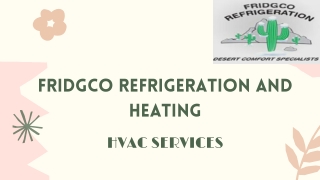 Fridgco Refrigeration and Heating