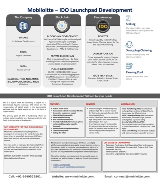 IDO launchpad development