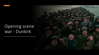 War opening scnee