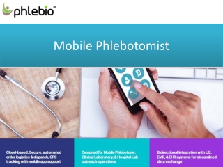 Mobile Phlebotomist