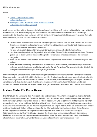 Information die kaum jemand weiß - Lockenstab Dm  --  2020